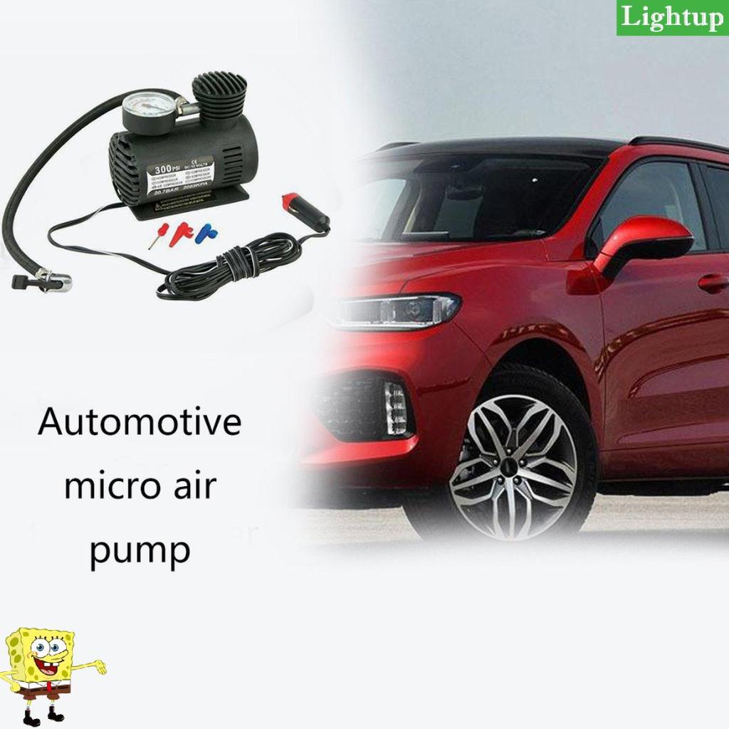Máy nén khí mini cầm tay Dc12V 300Psi Máy bơm hơi lốp xe điện
