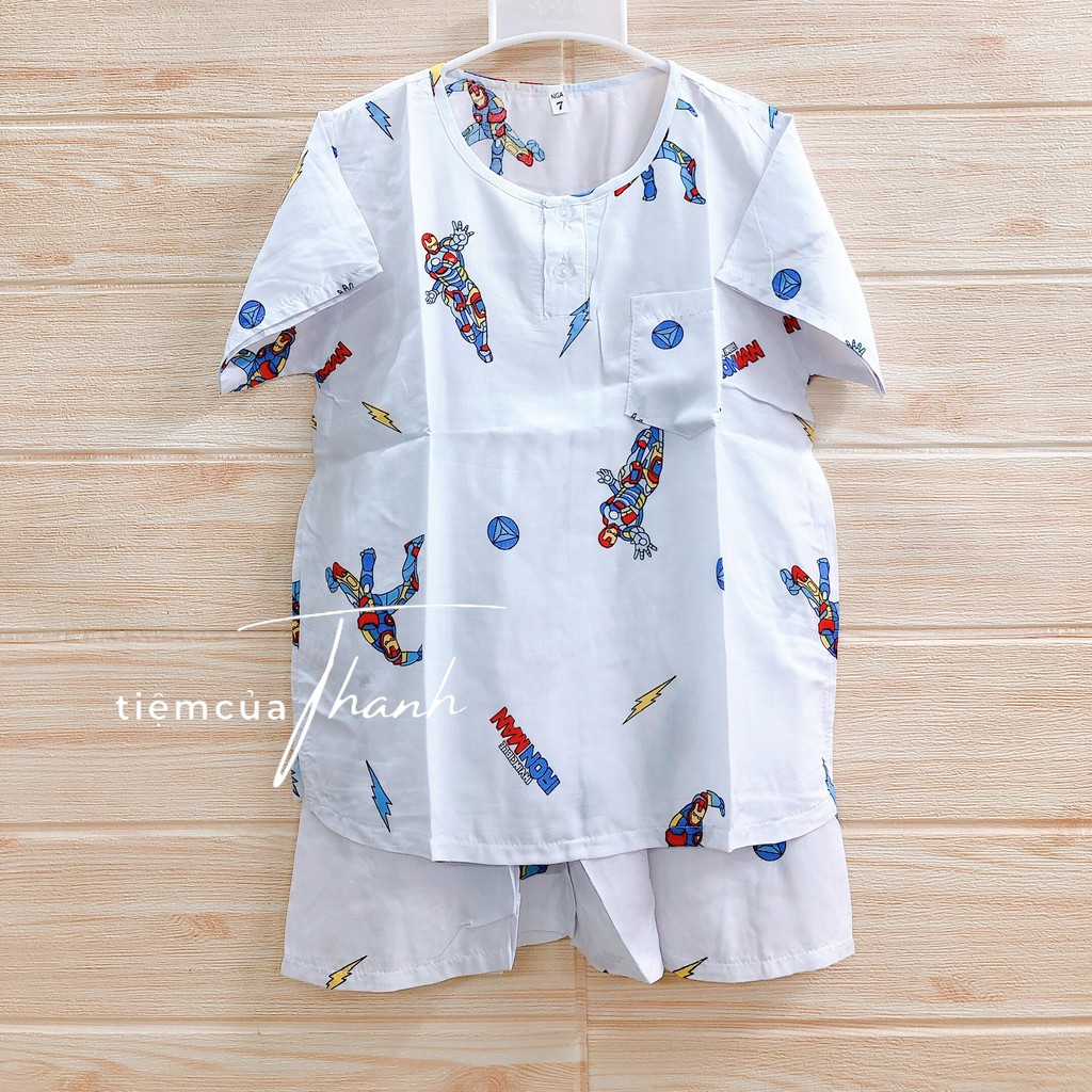 [Chat chọn mẫu] Bộ Tôn 2 da loại 1 - Bé Trai - Mềm Mịn Mát, Ít Rút 4-36kg (Tole/Lanh - Được Chọn Mẫu) | BigBuy360 - bigbuy360.vn