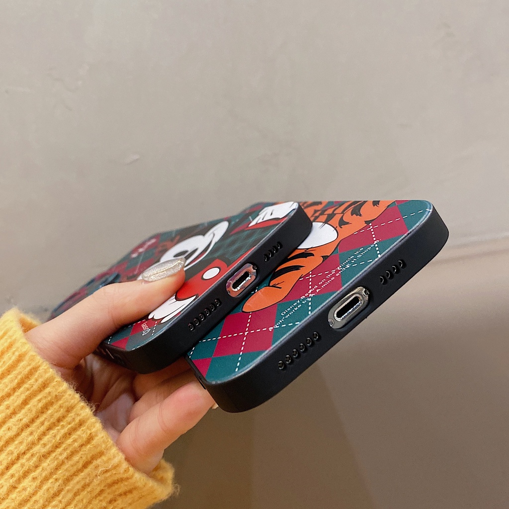 DISNEY Ốp Điện Thoại Tpu Dẻo Họa Tiết Mickey / Hổ Cho iPhone 11 12 13 pro max XS X XR XSMax 7 8 6 6s plus 5 4 SE 2020