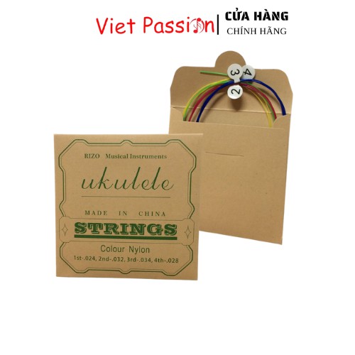 Dây đàn Ukulele string sử dụng cho mọi loại đàn soprano concert tenor 21 23 26 inch chất lượng Viet Passion