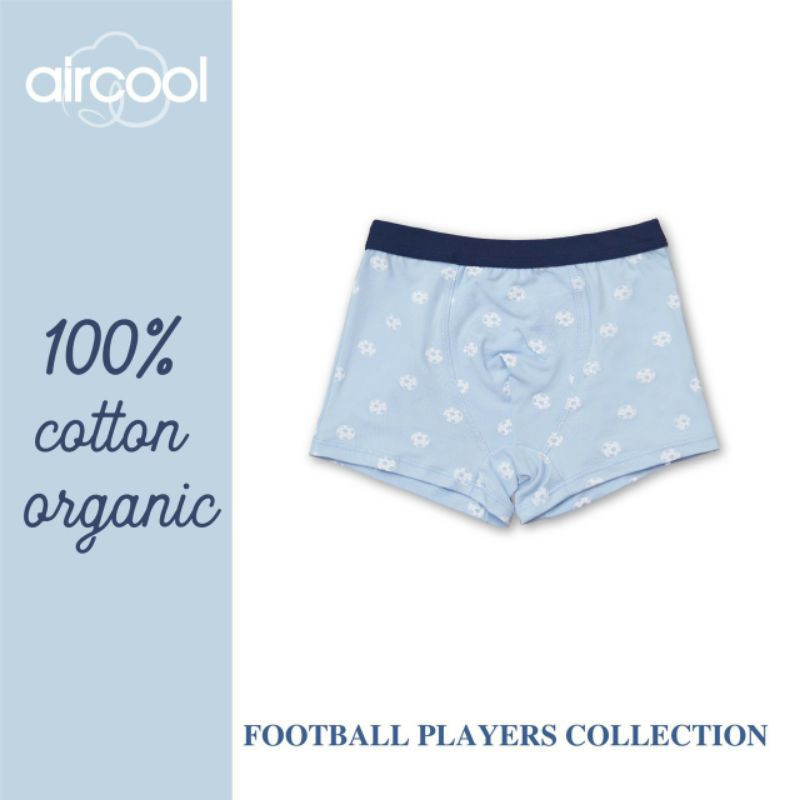 Quần lót bé trai air cool boxer, quần chip đùi bé trai air cool set 3c, vải kháng khuẩn