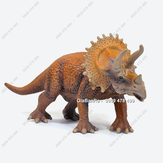 Mô Hình Khủng Long Tê Giác 3 Sừng Triceraptor - Nâu - 7736.5