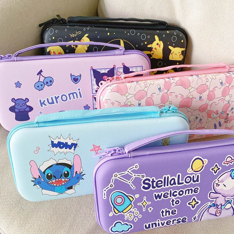 Túi Đựng Máy Chơi Game Nintendo Switch Hoạ Tiết Hoạt Hình Đáng Yêu