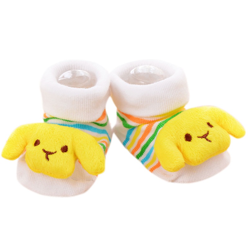 Vớ cotton chống trượt hình thú hoạt hình cho bé