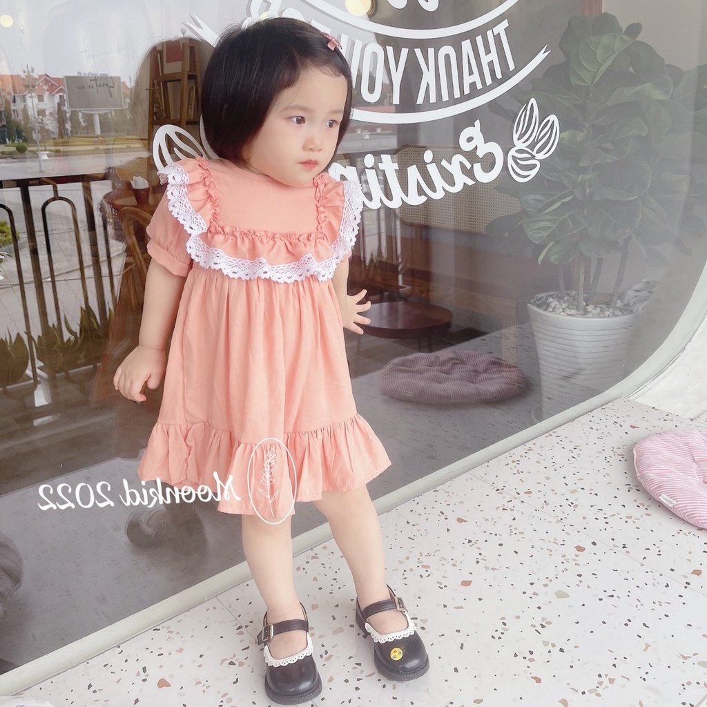 Váy đầm ren ngực công chúa cho bé gái 8-20kg