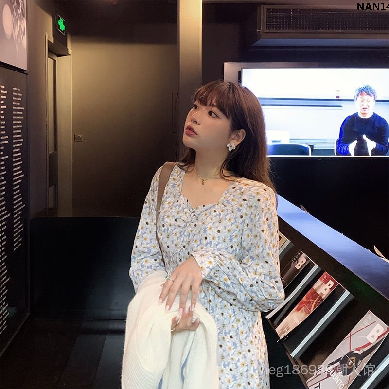 Đầm Hoa Phối Bèo Xinh Xắn Thanh Lịch Cho Nữ | BigBuy360 - bigbuy360.vn