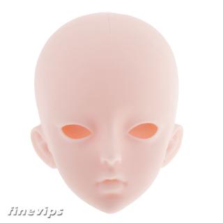 [FINEVIPS] Female Girl Doll Head for 60cm 1/3 Doll Body Parts Custom Making Supply