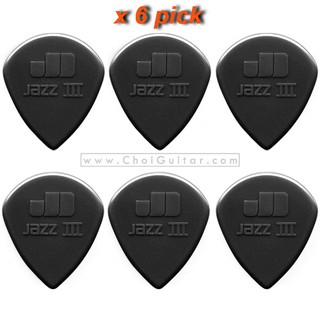 USA 6 Dunlop Jazz III - Phím đàn Guitar (móng gảy)