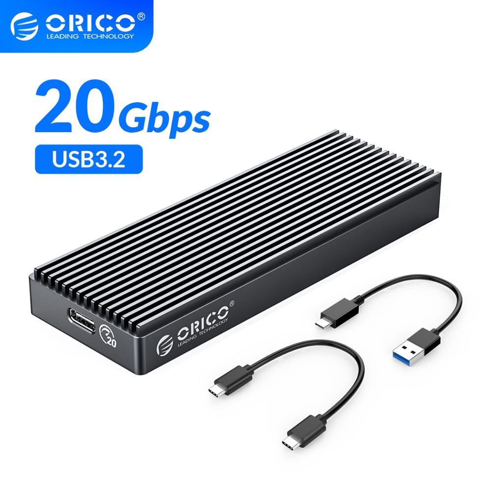 Box ổ cứng ORICO M2PAC3-G20 USB3.2 20Gbps M.2 NVMe SSD chất lượng cao - full box -mới 100%
