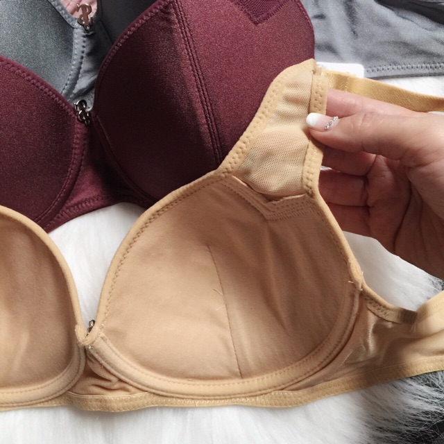 Áo ngực, áo lót Thái Lan mút mỏng sisterhood cho form ngực bigsize cao cấp trơn đủ màu, có gọng Double T2031