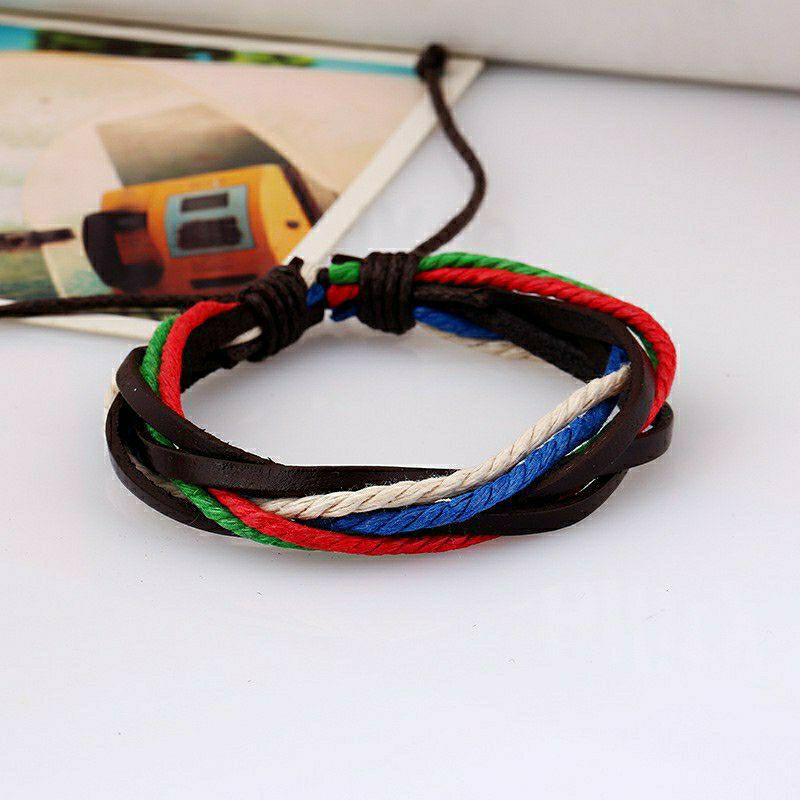 Vòng tay đan xéo đa dạng màu | BigBuy360 - bigbuy360.vn