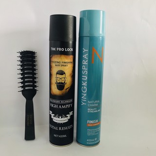Combo 2 Gôm Xịt Tóc N Finish Yingku spay + Gôm Xịt Tóc The Pro Lock High Ampify