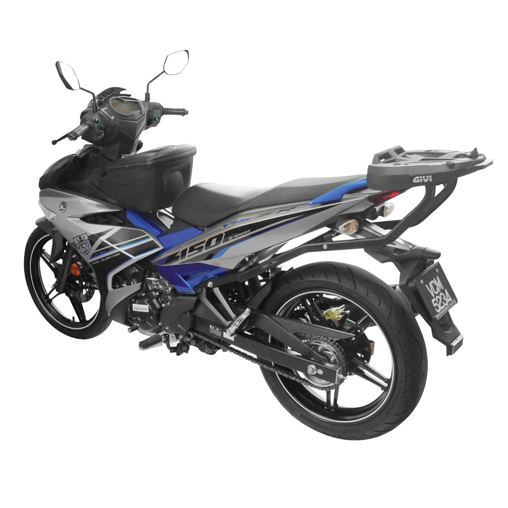 Thùng Giữa Givi G12N Monolock 7.5L và Pát mẫu mới 2019