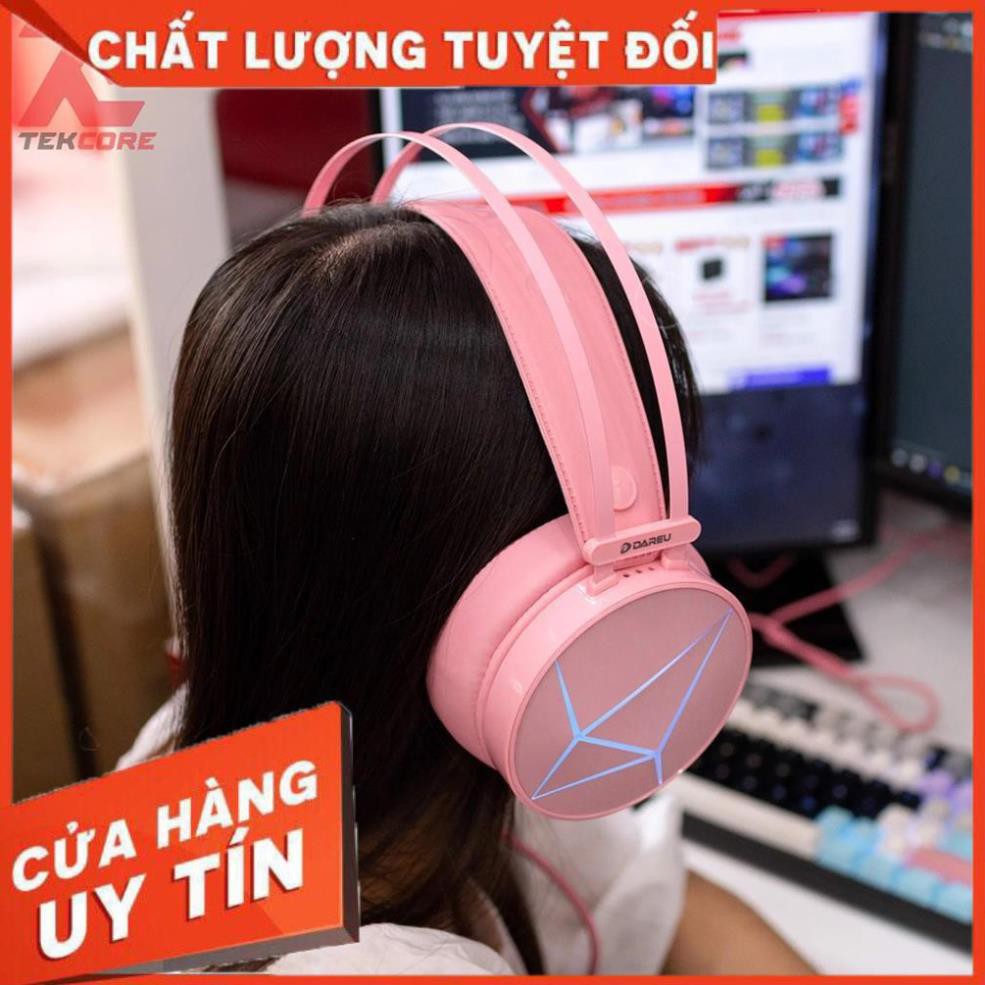 [Giá hủy diệt] Tai nghe màu hồng GAMING Dareu EH722S - Phiên bản màu hồng đặc biệt - Led RGB - BH 12 tháng [Hàng có sẵn] | BigBuy360 - bigbuy360.vn