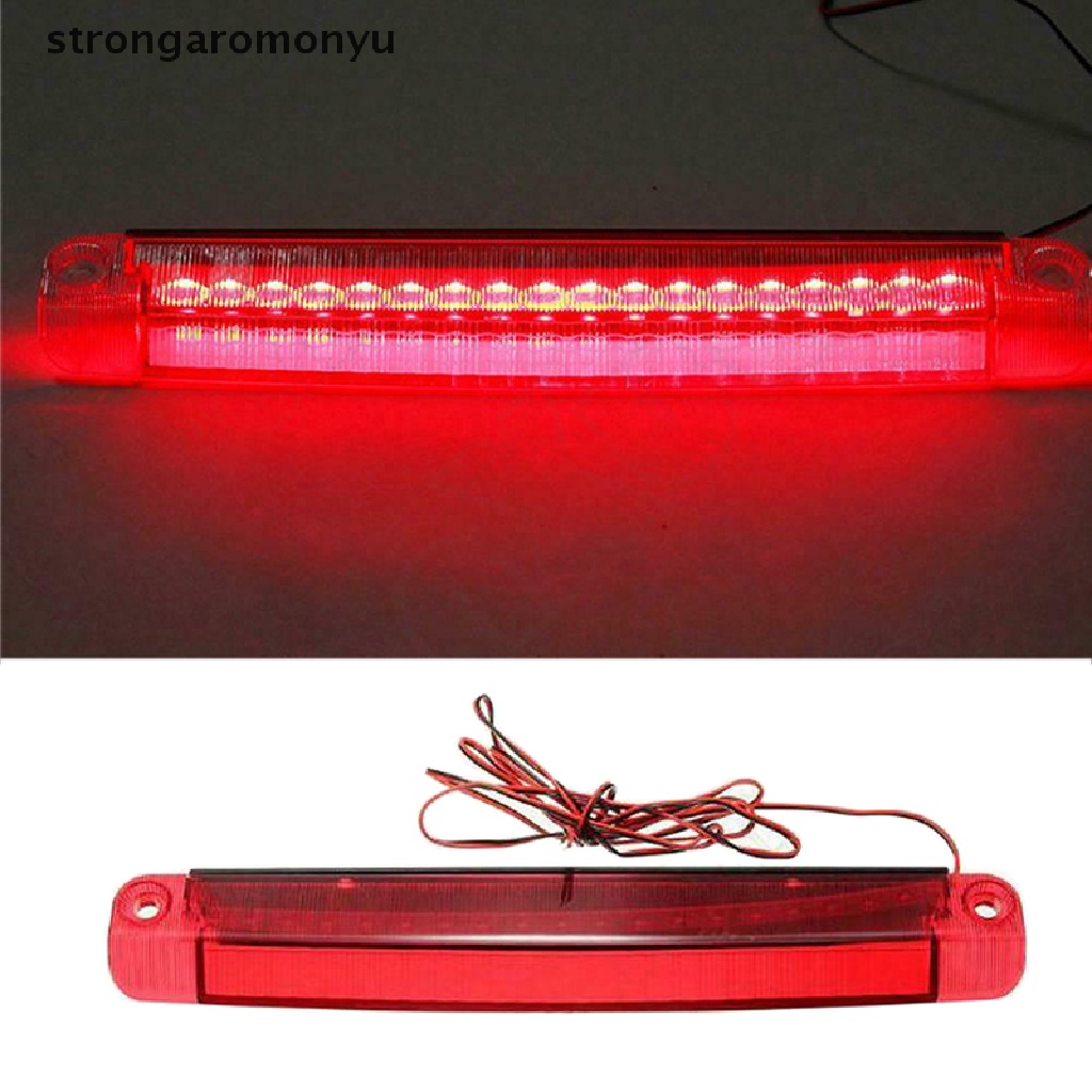 Đèn LED phanh 18 bóng màu đỏ độ sáng cao chống thấm nước cho xe hơi