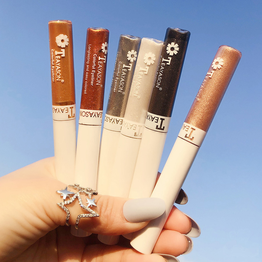 (Hàng Mới Về) Phấn Mắt Dạng Lỏng Màu Nhũ Kim Tuyến Bắt Sáng Chống Nước | BigBuy360 - bigbuy360.vn