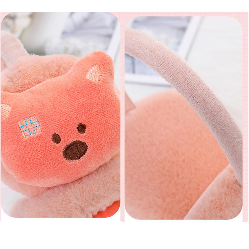 Chụp tai giữ ấm mùa đông hình gấu hoạt hình có thể điều chỉnh bảo vệ tai cho bé