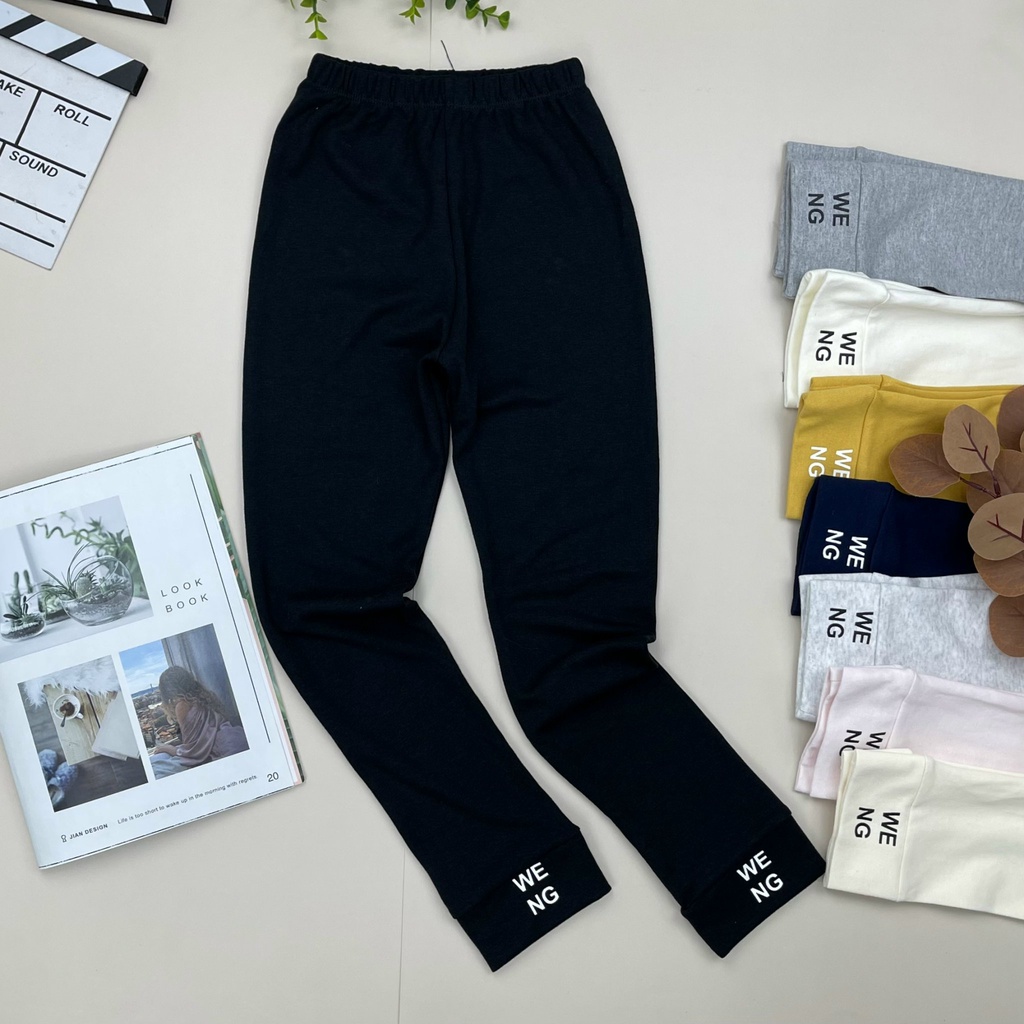 Quần dài thu đông bo gấu bogen bé gái size 11-17, cho bạn từ 30-48kg. Chất len dày dặn, đanh tay, dáng ôm bó thoải mái