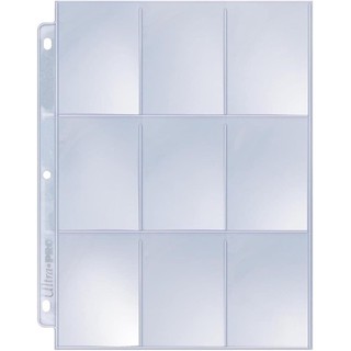 SHEET ULTRAPRO DÒNG SILVER ĐỰNG CARD 9 Ô (A4 - 3 CÒNG)