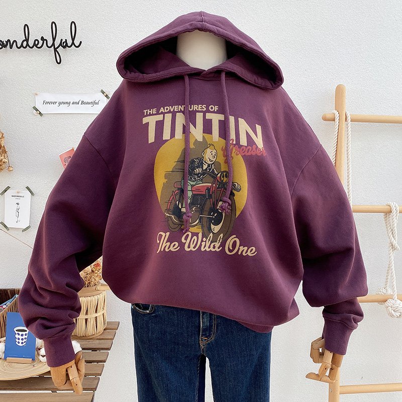 [ RẺ VÔ ĐỊCH] Áo Hoodie Super Sweer Nữ form rộng tay bồng kiểu dáng vintage cá tính Ulzzang [ ẢNH THẬT] | BigBuy360 - bigbuy360.vn