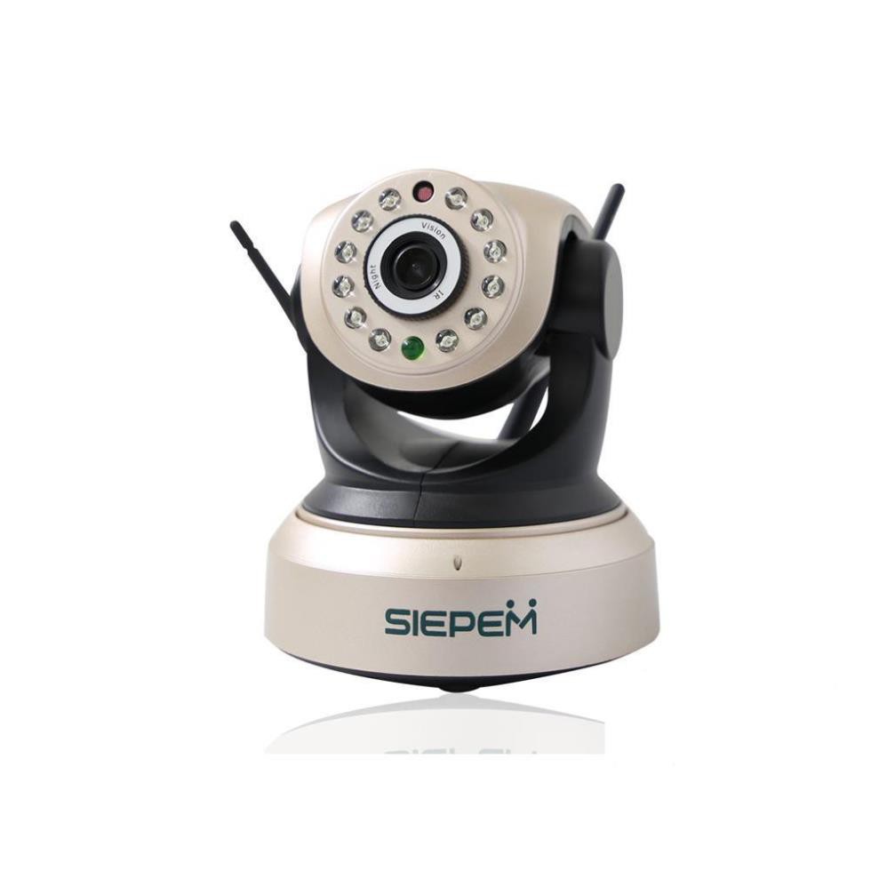 Camera IP Wifi SIEPEM S7001 Plus hỗ trợ FullHD 1080P - độ phân giải 2.0MP (Vàng đồng)