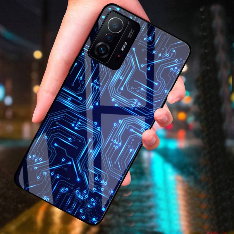 Ốp Lưng XIAOMI 11T 5G, 11T PRO 5G mặt kính cường lực cao cấp thiết kế riêng
