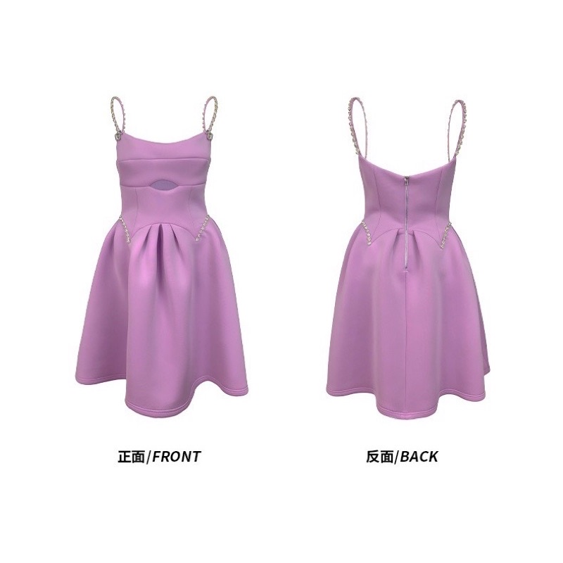 💜 Váy 2dây đá màu tím pastel 💜