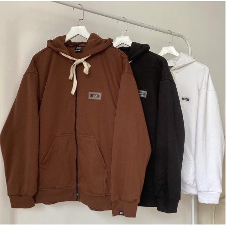 ￼Áo Khoác Hoodie zip nỉ bông TAG JAY màu ĐEN/TRẮNG/NÂU CHOCO/XANH LÁ  Nam nữ unisex/FREESHIP