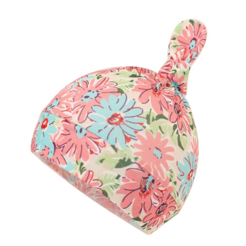 Mũ Trùm Đầu Kiểu Turban Thắt Nút Nhiều Màu Sắc Cho Bé