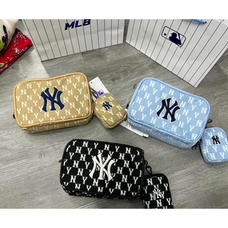 Túi đeo chéo ny mlb presbyopia full tag code nam nữ, túi mlb ny thiết kế thời trang sang trọng, logo thêu nổi sắc nét