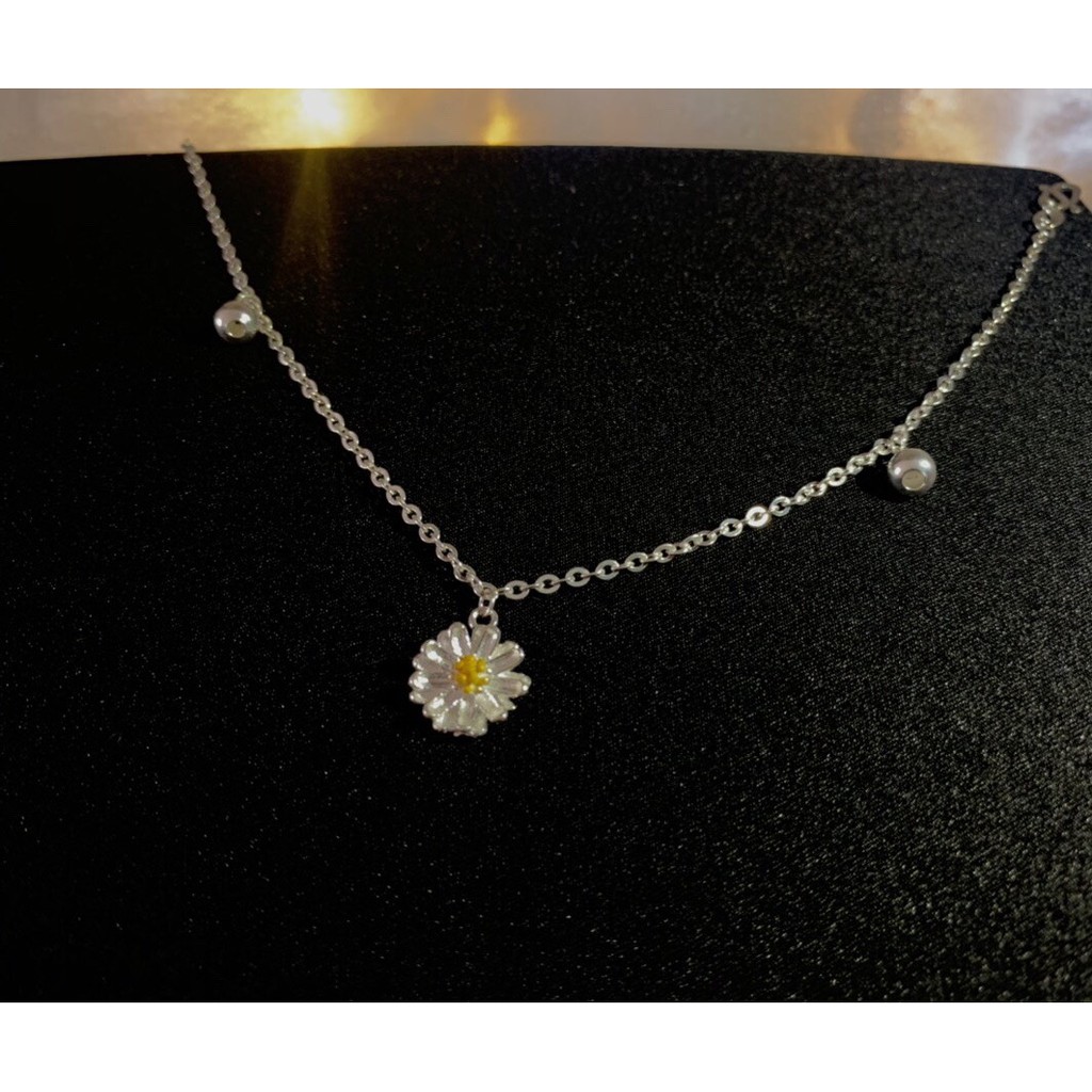 Vòng Chân Hoa Cúc Họa Mi💝FREESHIP💝Lắc Chân Cúc Họa Mi Bạc Ta [lac chan bac] | BigBuy360 - bigbuy360.vn