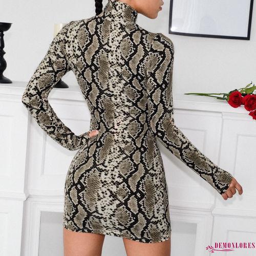 FREESHIP ĐƠN 99K_ Đầm body nữ hoạ tiết da rắn thời trang độc đáo | BigBuy360 - bigbuy360.vn