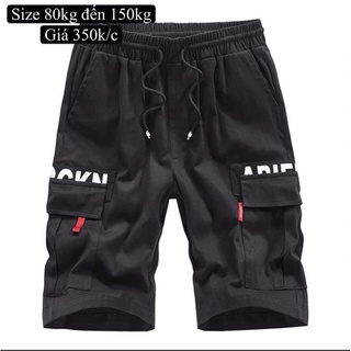 Quần short kaki thun bigsize nam