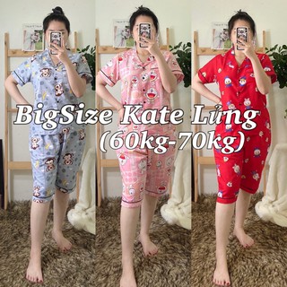 ( Bigsize Kate ) Đồ Bộ Kate Pijama Bigsize -Tay Ngắn Quần Lửng ( P2 )