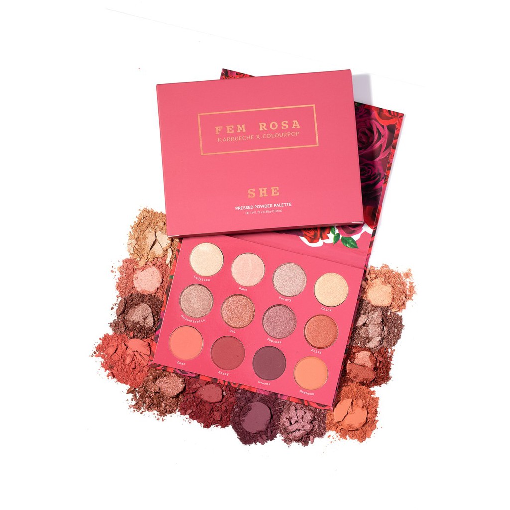 Bảng mắt Colourpop x Karruche Fem Rosa eyeshadow palette