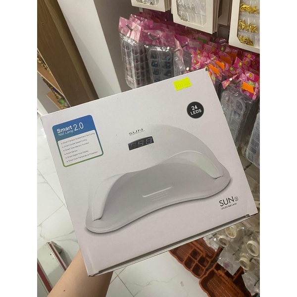 Máy Hơ Gel Sun 5 Tem Xanh Nút Nổi 48W