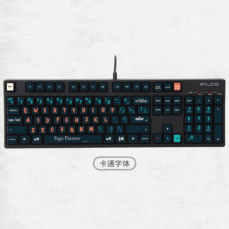 Miếng Dán Trang Trí Bàn Phím Máy Tính Laptop Họa Tiết Hoạt Hình Dễ Thương