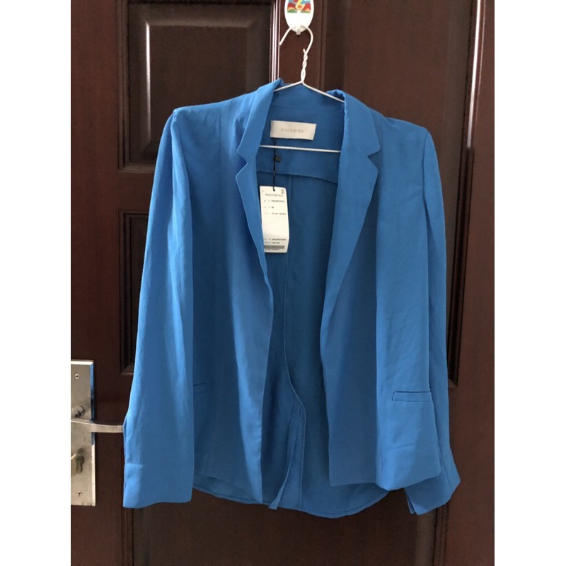 Blazer VNXK Shesmiss màu xanh da trởi đẹp