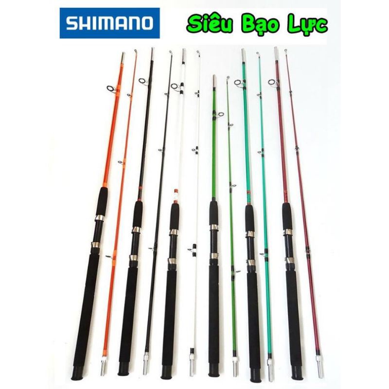 Bộ Cần Câu Máy Shimano 2 Khúc Đặc Máy Câu Cá LC7000 Tải Cá 10kg Tặng Phụ Kiện BCC3 đồ câu FISHING_HD