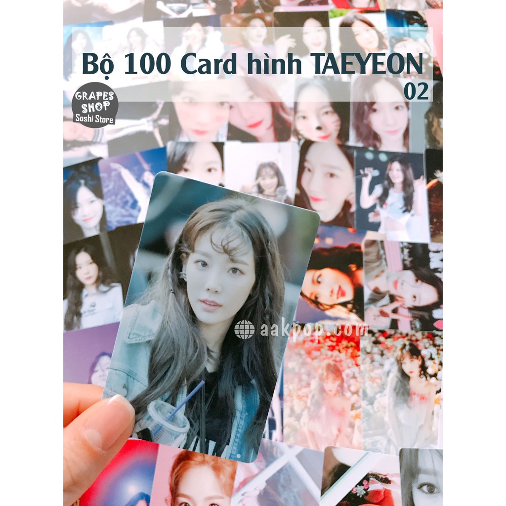 Bộ 100 card hình TAEYEON 02