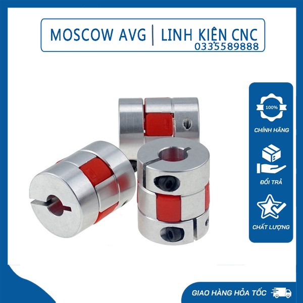 Đệm Hoa Khớp Nối Đường Kính 30 - 40 - 55 mm 4 cánh 6 cánh 8 cánh