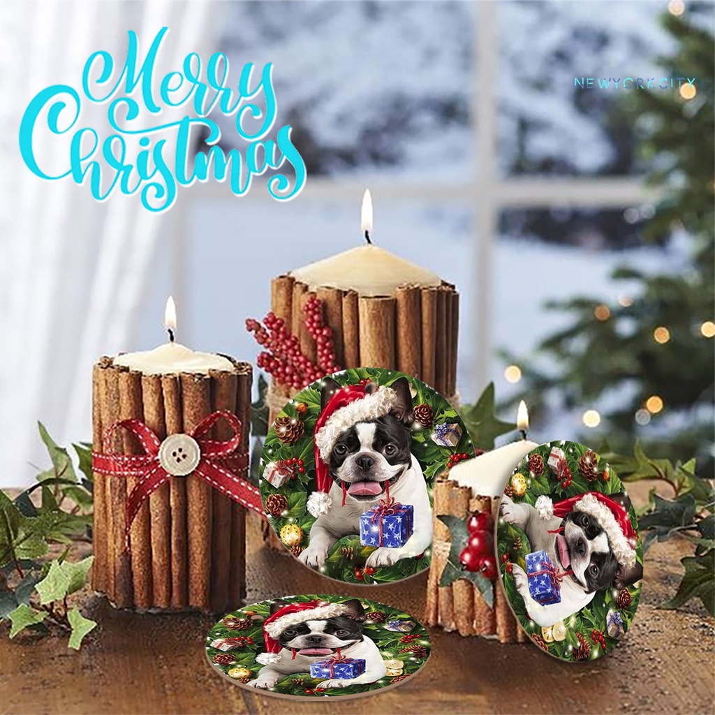 Tag Treo Trang Trí Giáng Sinh Hình Chú Cún Dễ Thương