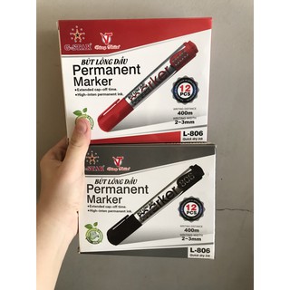 12 cây bút lông dầu mã l806 gstar