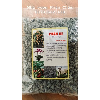 Phân dê đã xử lý làm phân bón lan và phân bón cây trồng