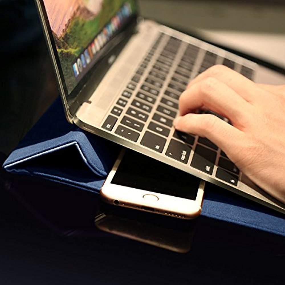 Ốp da PU mỏng bảo vệ có thể làm đế cho Macbook | BigBuy360 - bigbuy360.vn