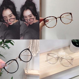 Kính mắt mèo gọng kim loại hot 2020