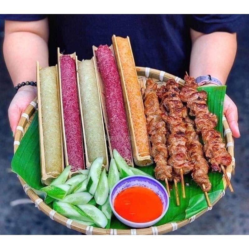 CƠM LAM NGŨ SĂC ĐẶC SẢN TÂY BẮC SET 5C