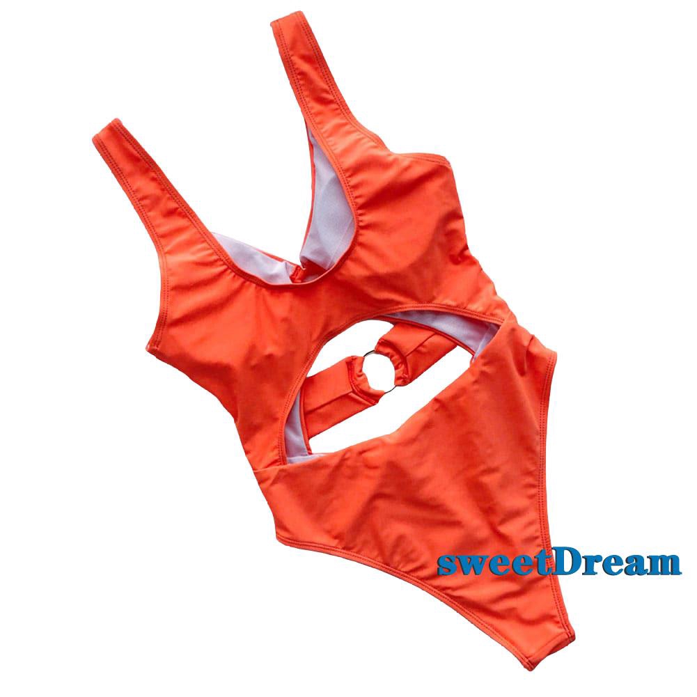 Bộ Bikini Một Mảnh Màu Trơn Gợi Cảm Cho Nữ | BigBuy360 - bigbuy360.vn