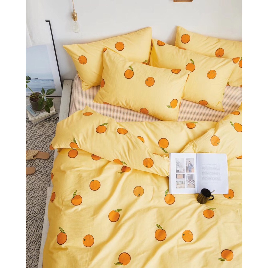 Chăn Ga Gối 4 món COTTON ORGANIC 100% nhập khẩu HÀN QUỐC