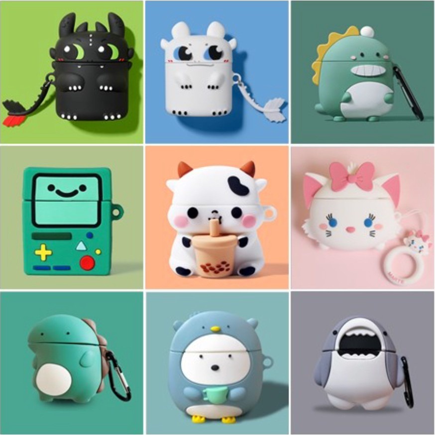 Có Móc Khóa Vỏ I12 Tương Thích Với Vỏ Bọc Airpods 2 Vỏ Bọc Tai Nghe Bluetooth Không Dây I12 I11 I10 I13 'Zone